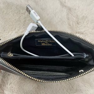 Mighty Purse by HButler - A phone charging hand bag. Never used.